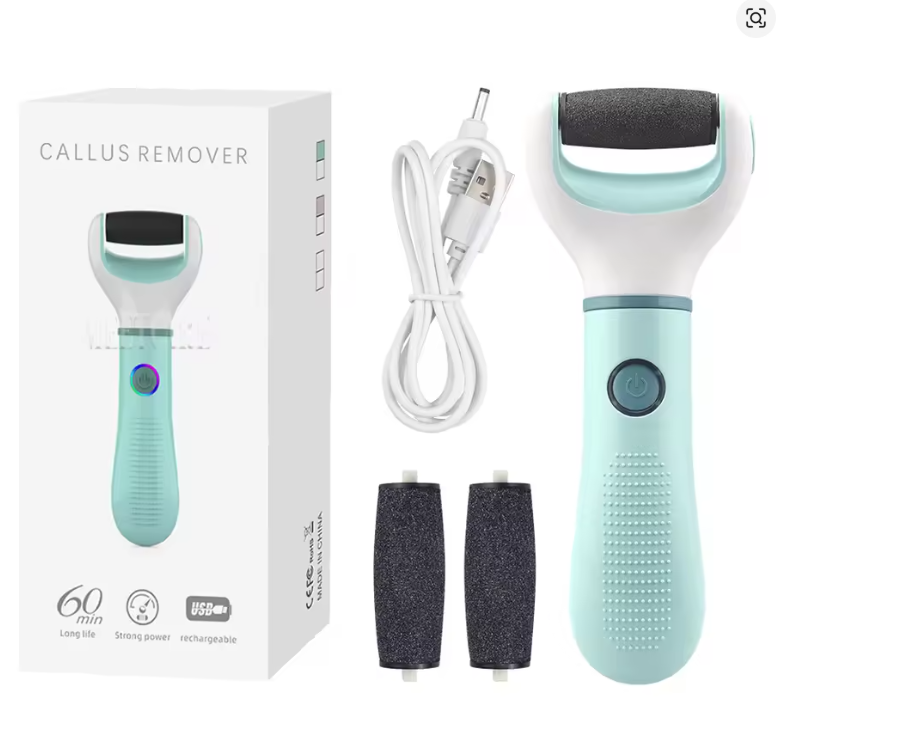 Electric Foot Grinder π§π¦Ά β Cordless Callus Remover, Water-Resistant, Rechargeable (2 Speeds, LED)