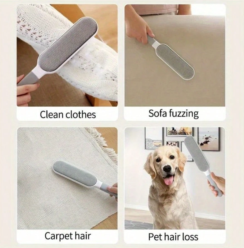 Reusable Lint Roller for Clothes – Portable Pet Hair & Dust Remover