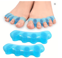 Toe Spacers for Yoga & Foot Relaxation 🦶 — Soft Gel Separators, Washable, Latex-Free
