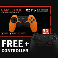X2 PRO Retro Game Stick 4K — 1 Controller + 1 FREE | 47,000 Games | 64GB | 60 FPS🎮